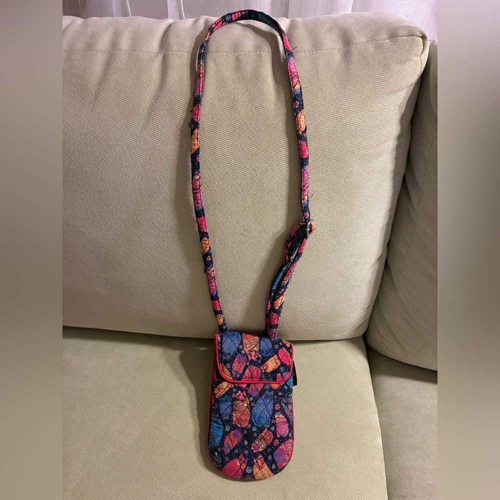 Laurel Burch Multi Feline Crossbody Quilted Bag